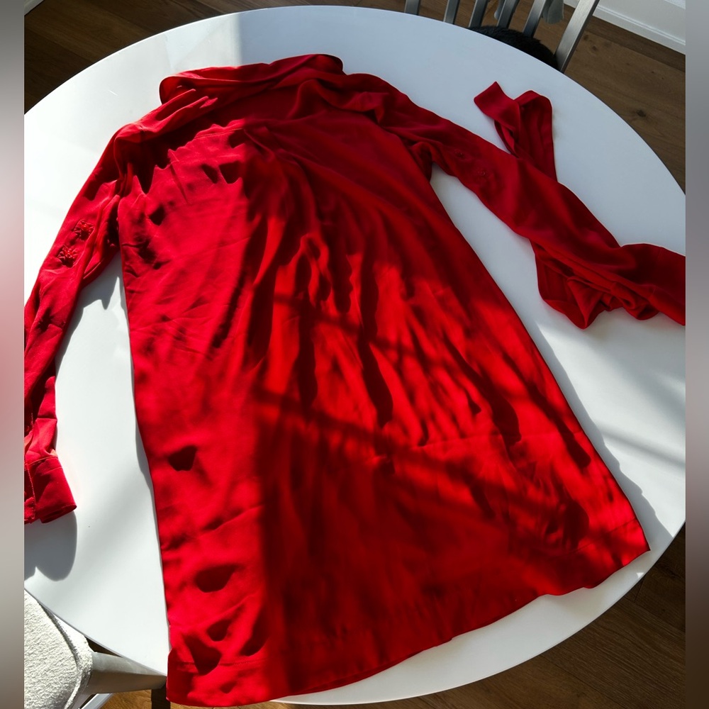 Red Portofino express dress
